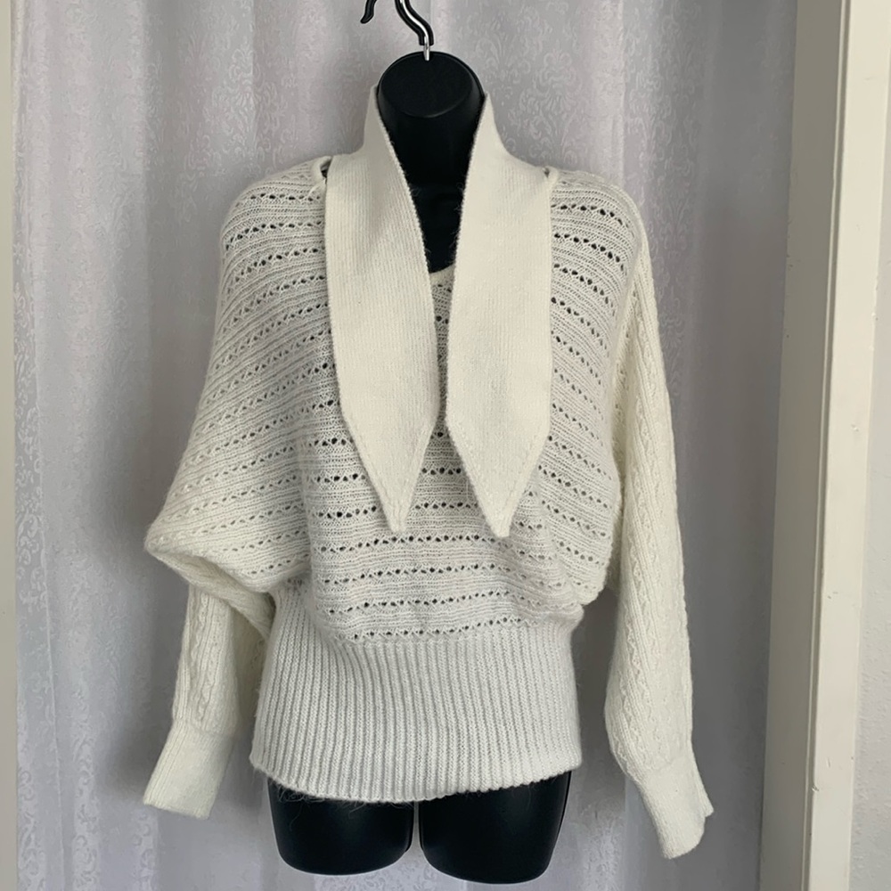 ZARA DOLMAN SLEEVE SWEATER Sz:S